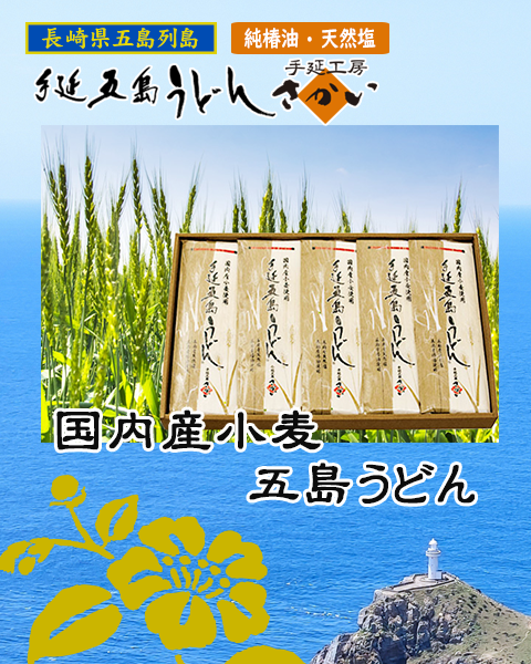 国内産小麦五島うどんセット