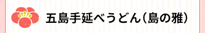 五島手延べうどん（島の雅）